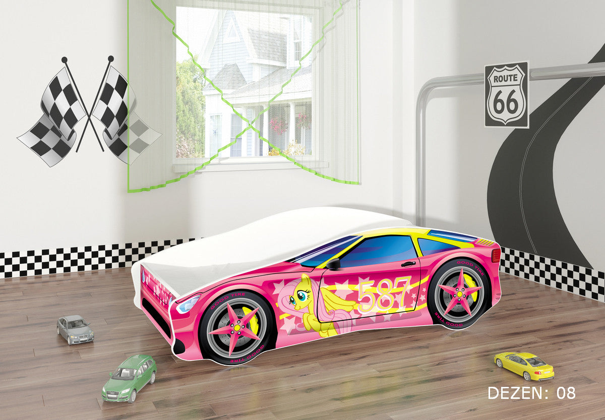 KREVET ZA DECU AUTOMOBIL 160X80 CM 08