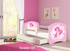KREVET ZA DECU WHITE SA FIOKOM 180X80 ACMA 2 07
