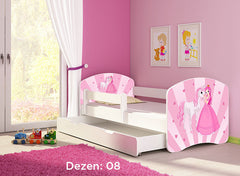 KREVET ZA DECU WHITE SA FIOKOM 180X80 ACMA 2 08