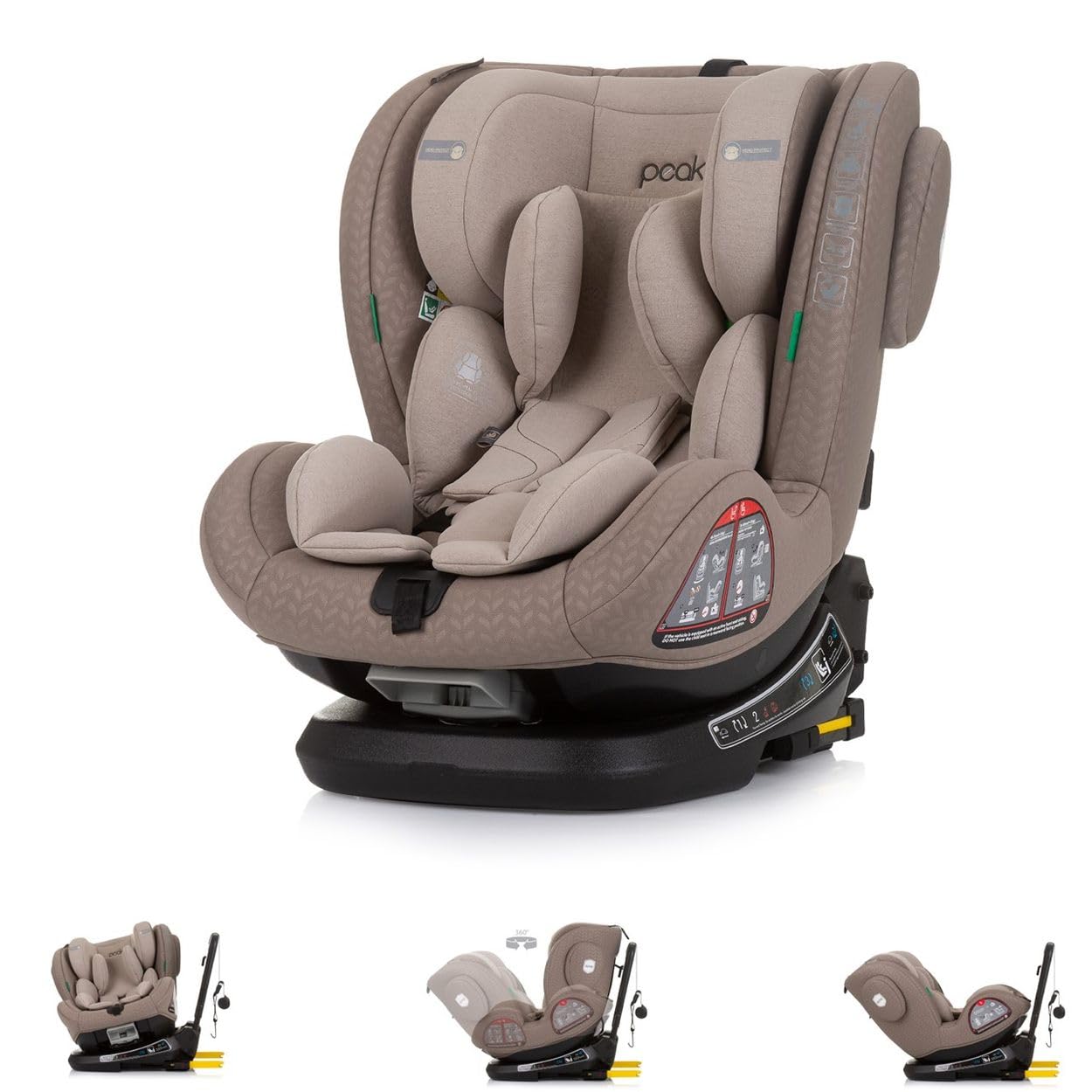Chipolino Peak auto sedište za decu 40-150 cm I-Size Isofix
