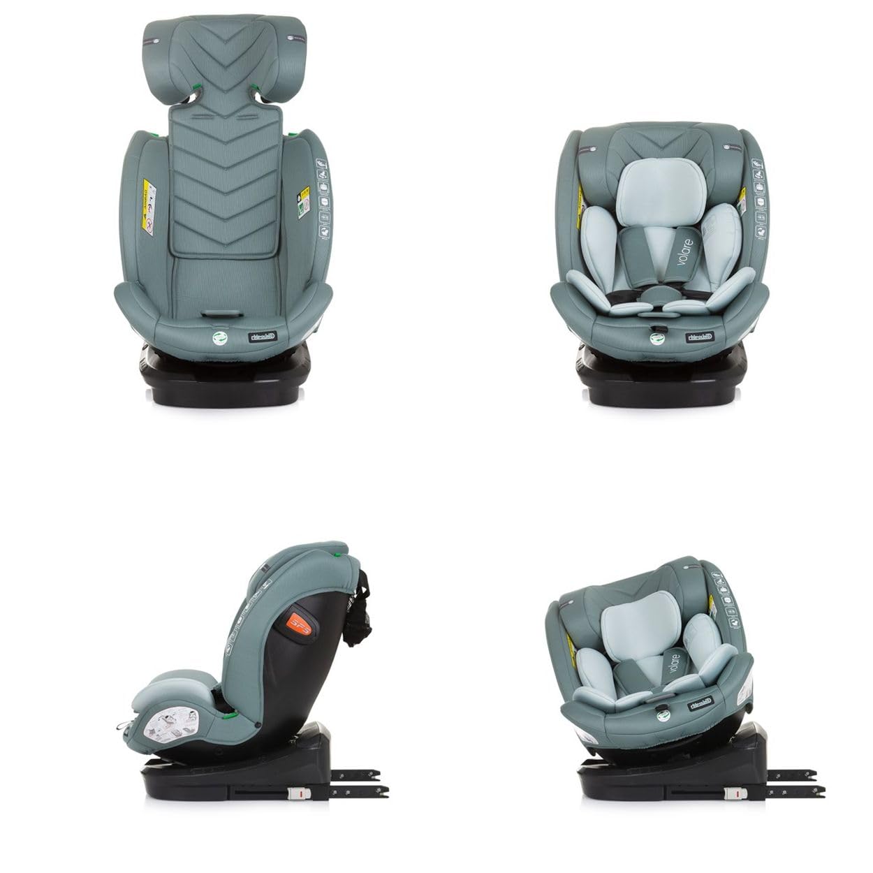 Chipolino Volare auto sedište za decu 40-150 cm I size Isofix
