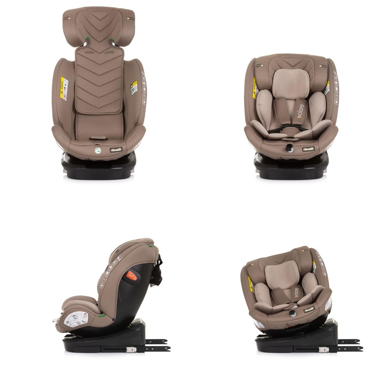 Chipolino Volare auto sedište za decu 40-150 cm I size Isofix