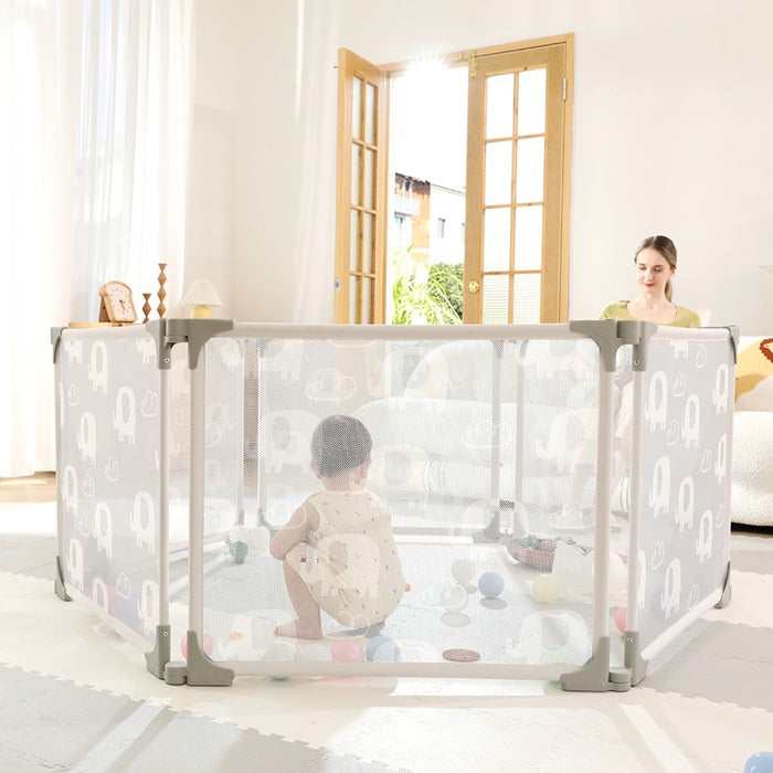 BBO OGRADICA 6u1 FUN 2 PLAY (WMWL01) - ELEPHANT (80 x 72cm x 6kom)