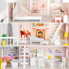 Drvena kućica za lutke XXL For Dolls Residence 4127