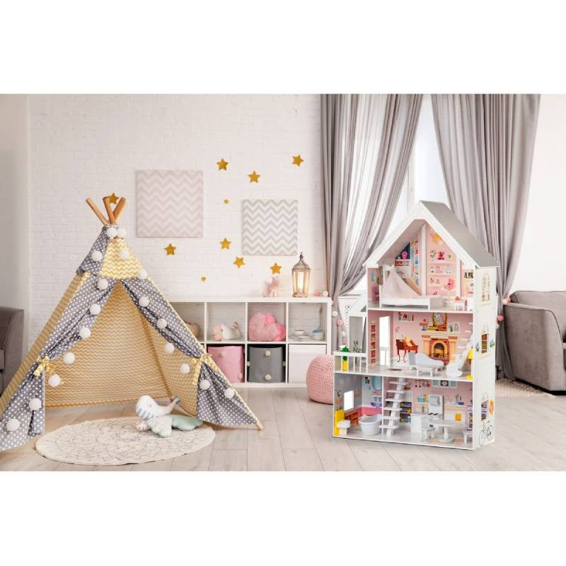 Drvena kućica za lutke XXL For Dolls Residence 4127
