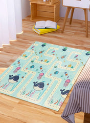 BBO SKLOPIVA PODLOGA ZA IGRU OD PENE (ZH-1) - SMALL WHALES (180x200x1cm)