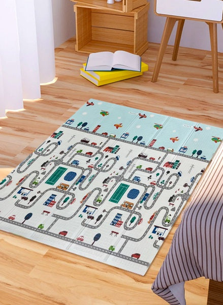 BBO SKLOPIVA PODLOGA ZA IGRU OD PENE (ZH-1) - TRANSIT TRACKS (180x200x1cm)